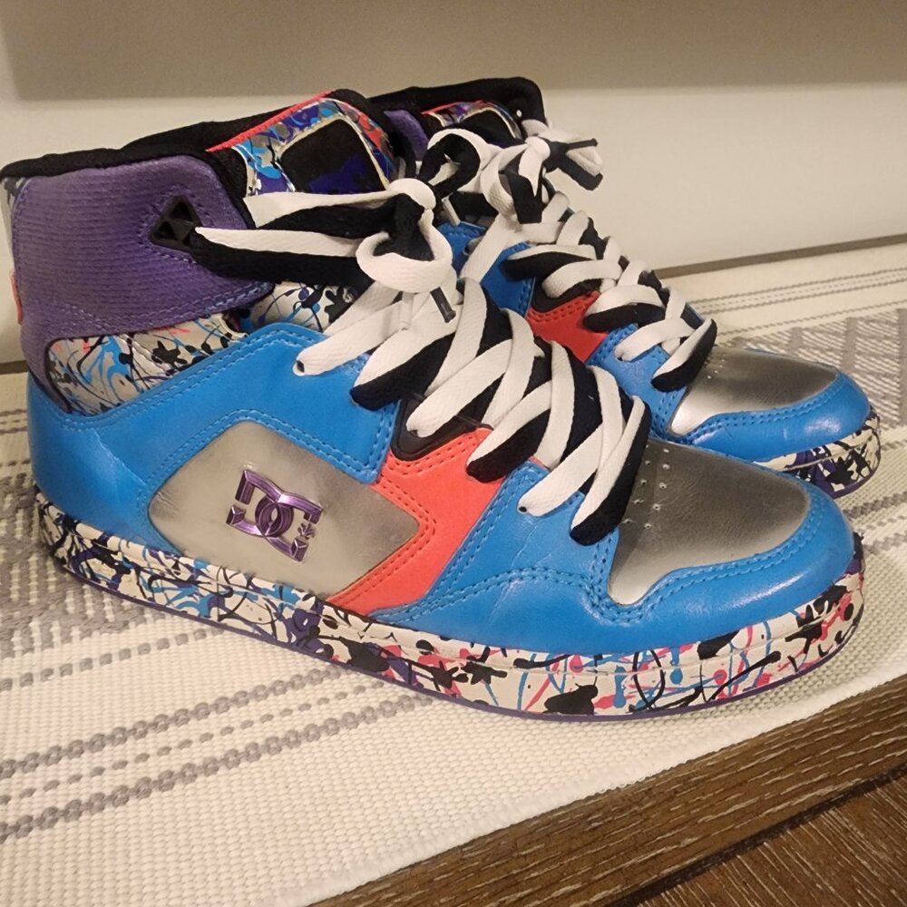 DC Splatter high tops